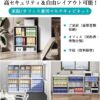 dewel スチール書庫 オープンタイプ 3段 a4対応 可動棚 幅90×奥行40×高さ105cm