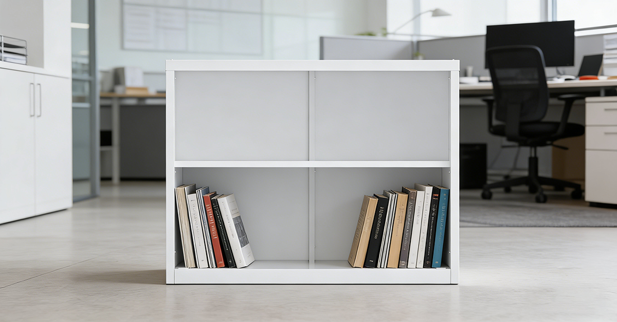 オープンスチールキャビネット 900×400×750｜スタッキング可能で業務用収納に最適