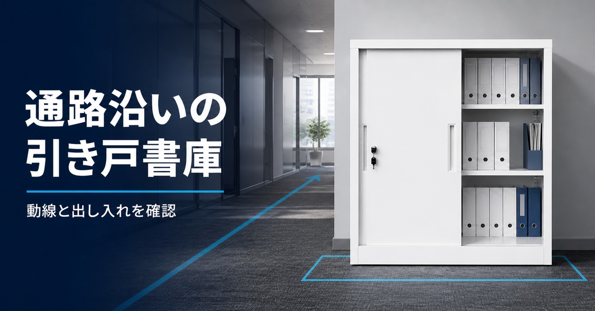 通路沿いに引き戸書庫を置く前に確認したい動線と運用