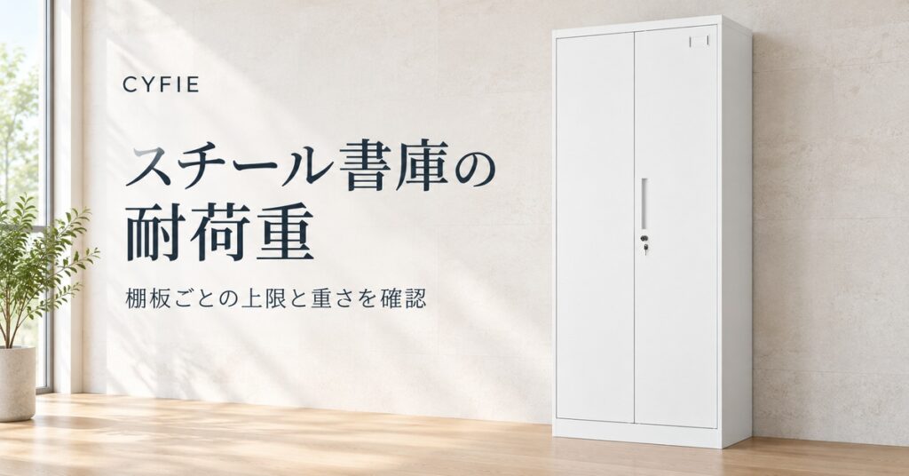 スチール書庫の耐荷重｜棚板ごとの上限と書類の重さを確認する方法