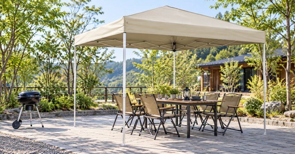 BBQ用テントの安全な使い方｜火気・煙・設営前の確認ポイント