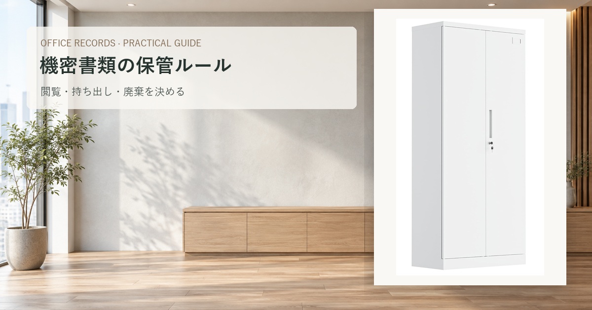 鍵付きスチール両開きキャビネット 90×40×105｜CYFIE収納 - Cyfie